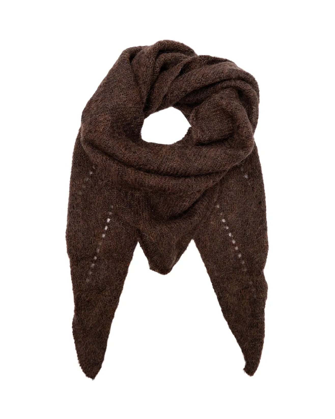 BCDell Knitted Mini Scarf - Mocca