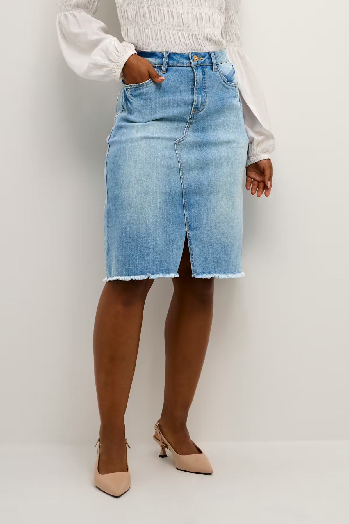Denim skjørt fra Cream – Kammie