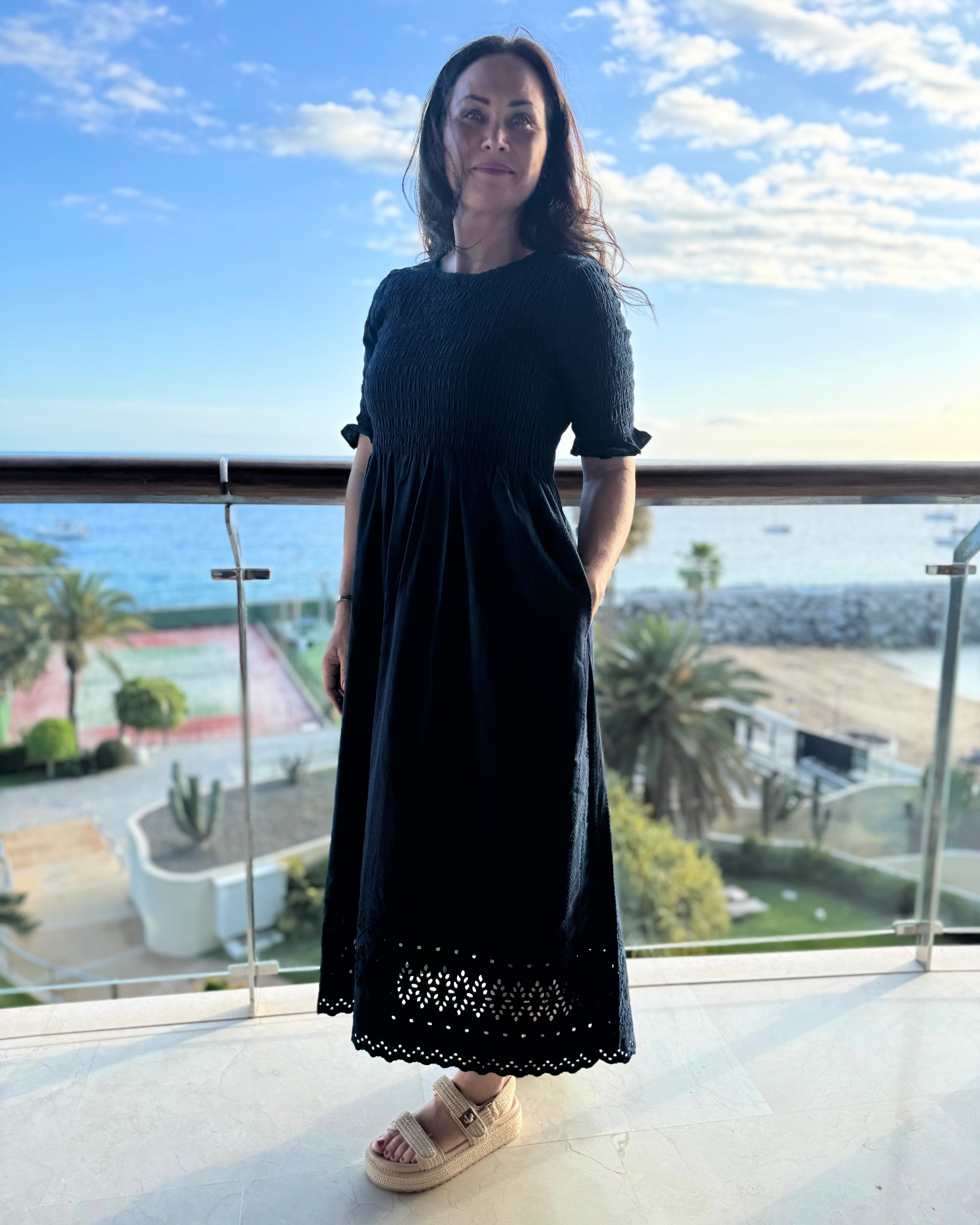 Navy kjole fra Cream – Jana