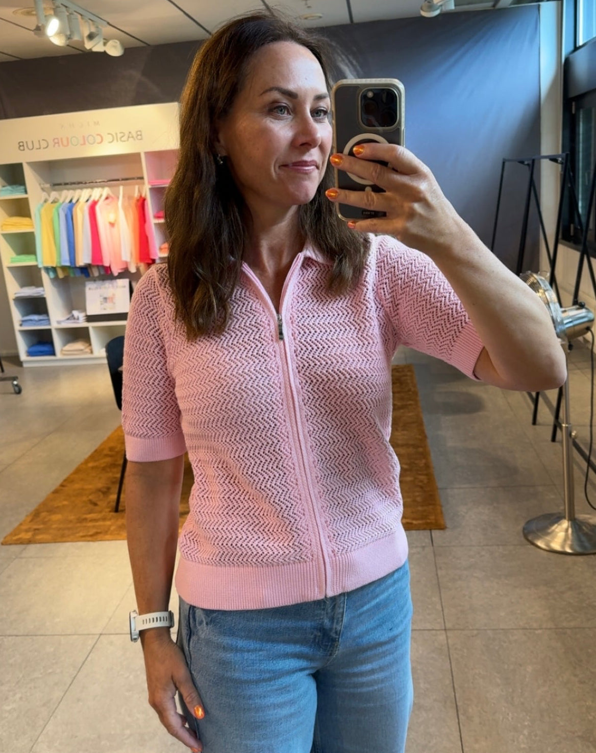 Jakke i 100% bomull - Pearl Rose – Micha Gensere dame | Kleslykke Oslo Nordstrand
