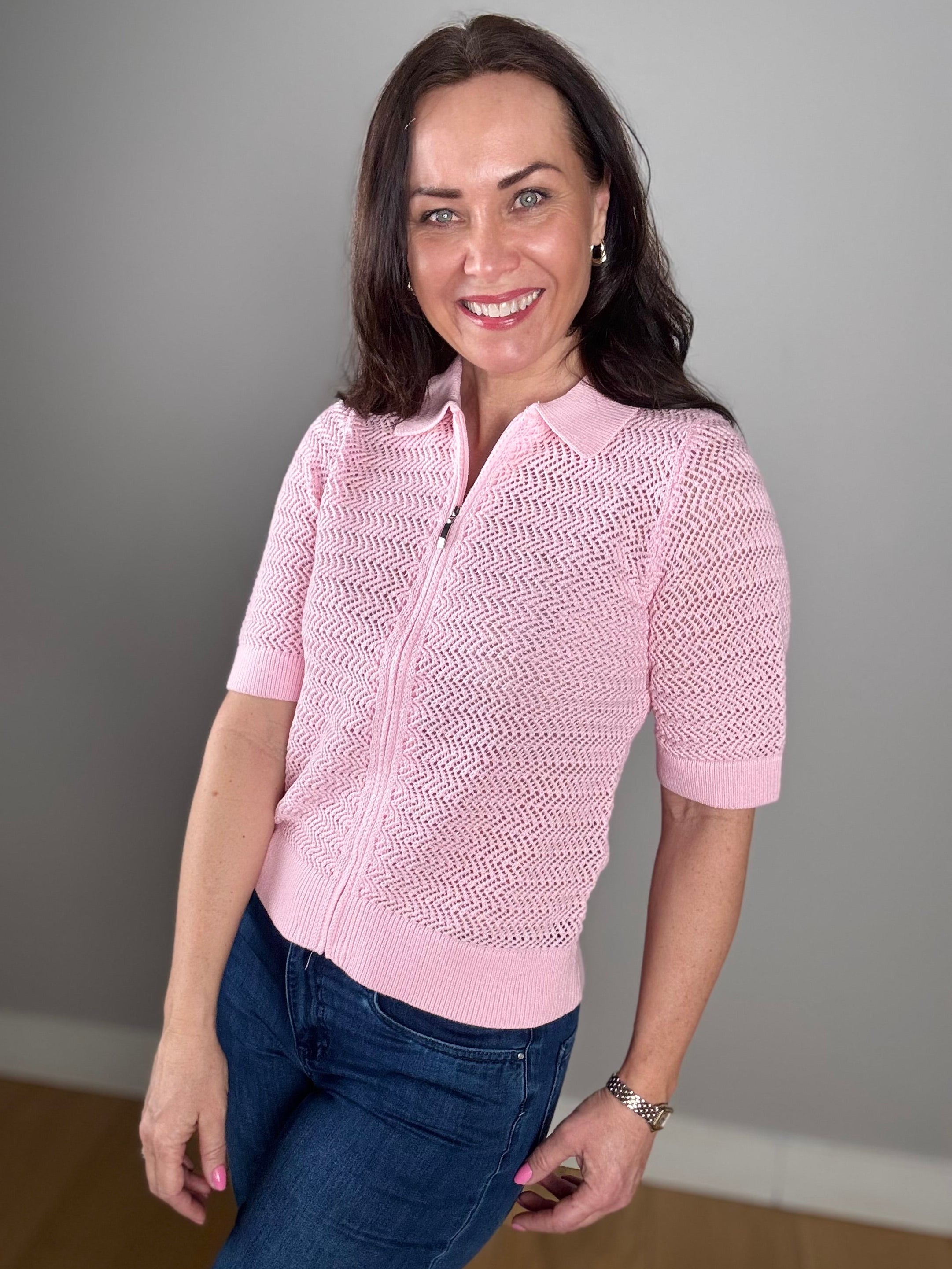 Jakke i 100% bomull - Pearl Rose – Micha Gensere dame | Kleslykke Oslo Nordstrand