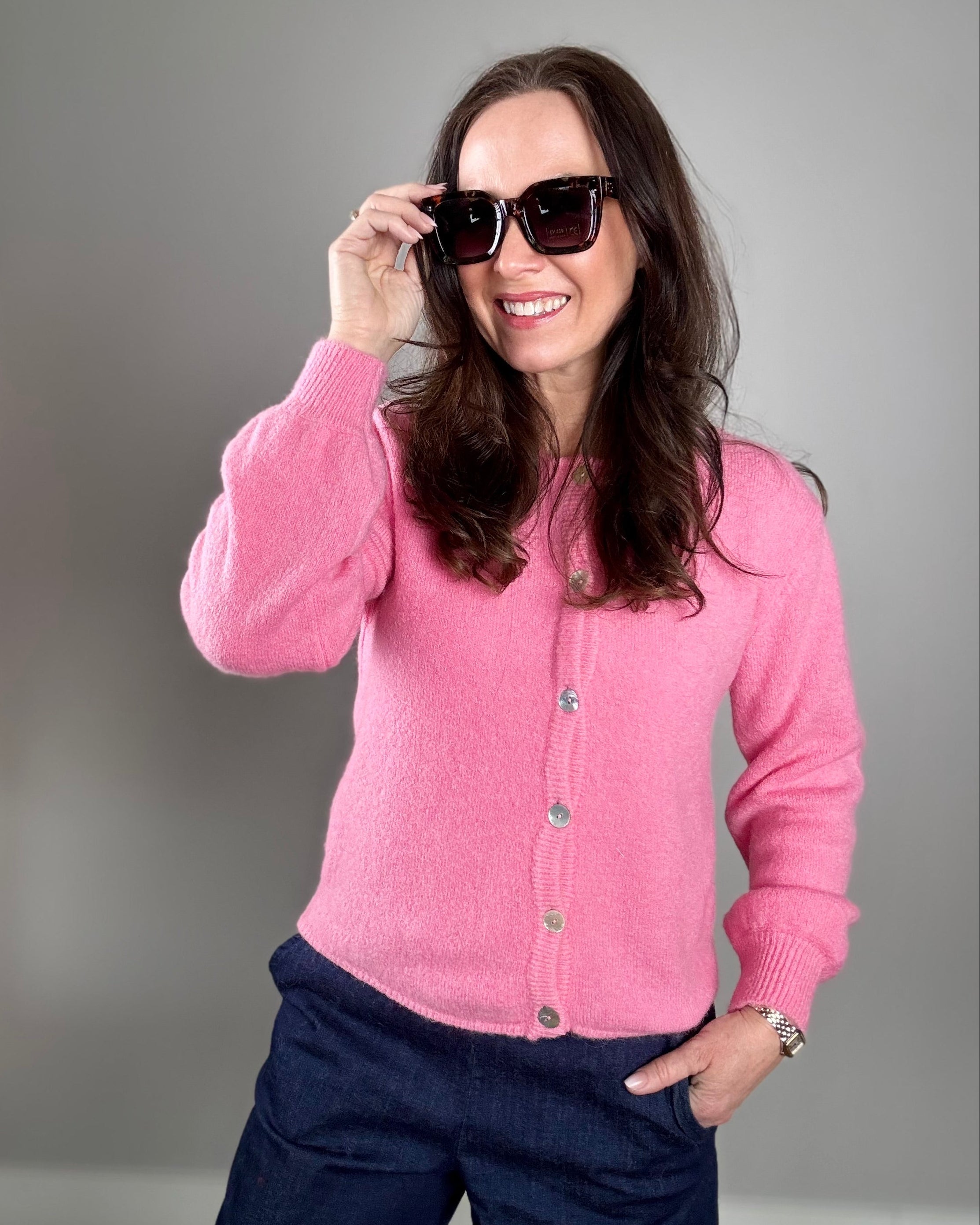BCBella Knit Cardigan - Rosa