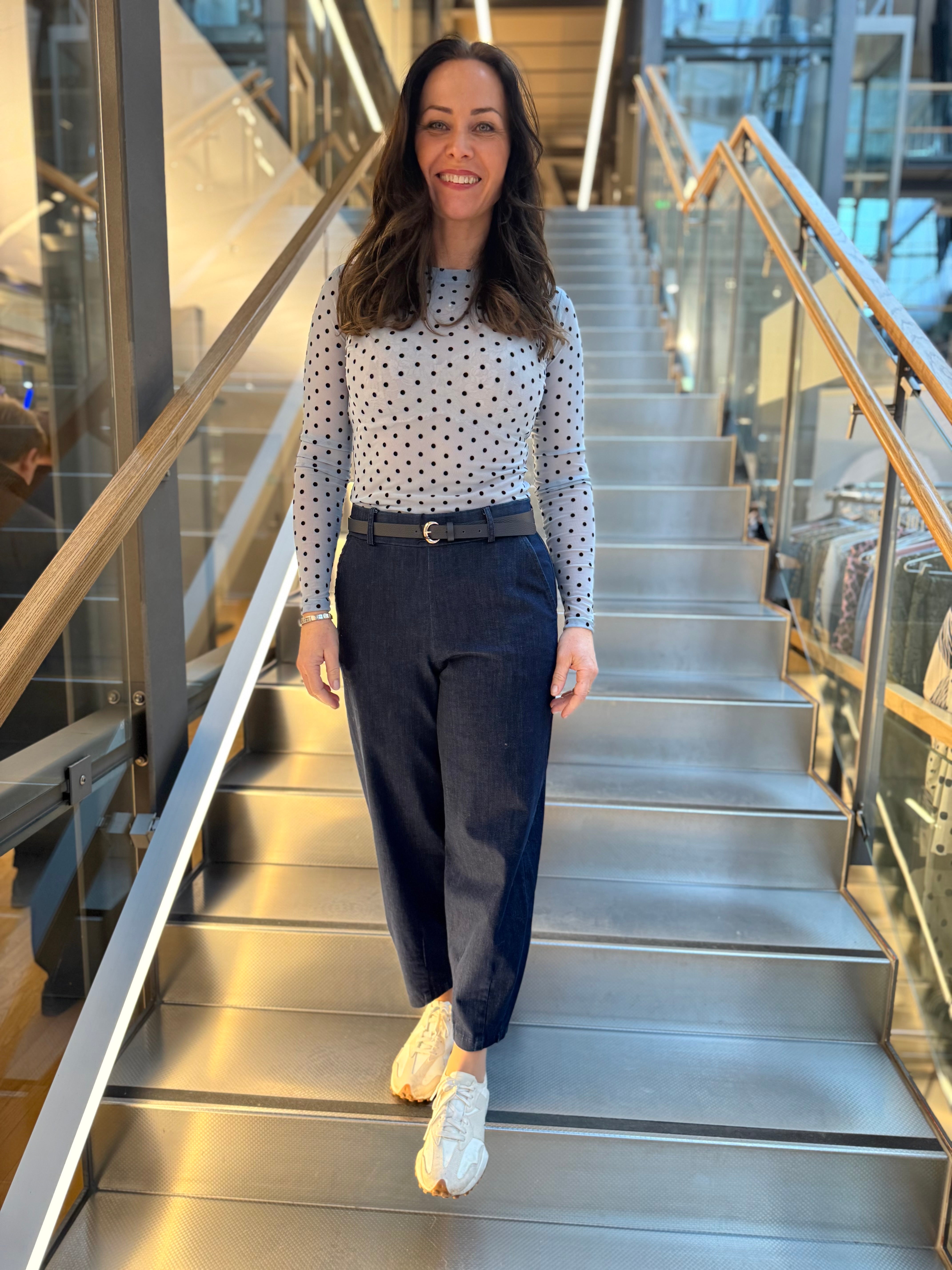 BCDenice Denim Barrel Pant
