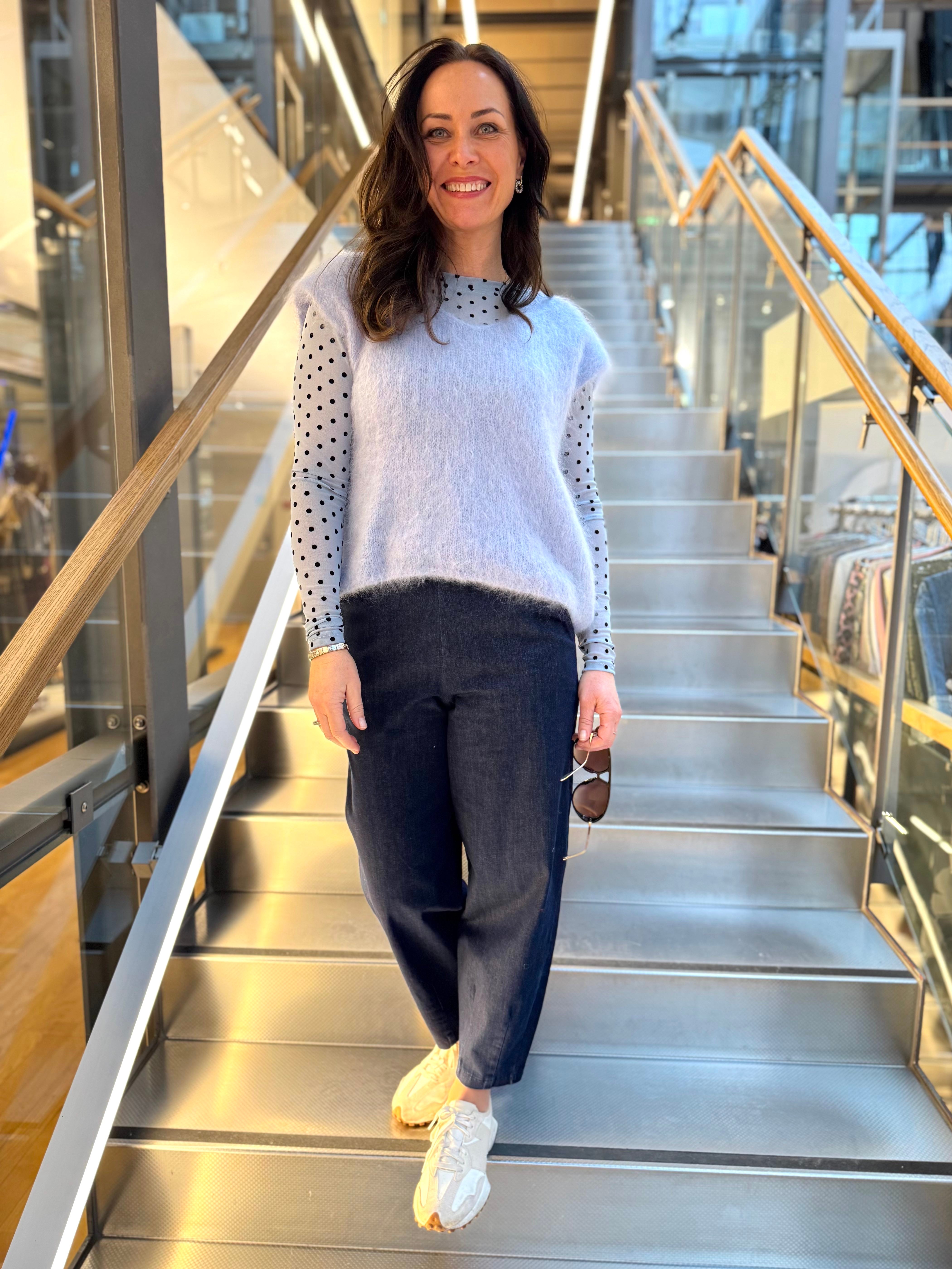 BCBjoerk Pullover Knit - lys blå