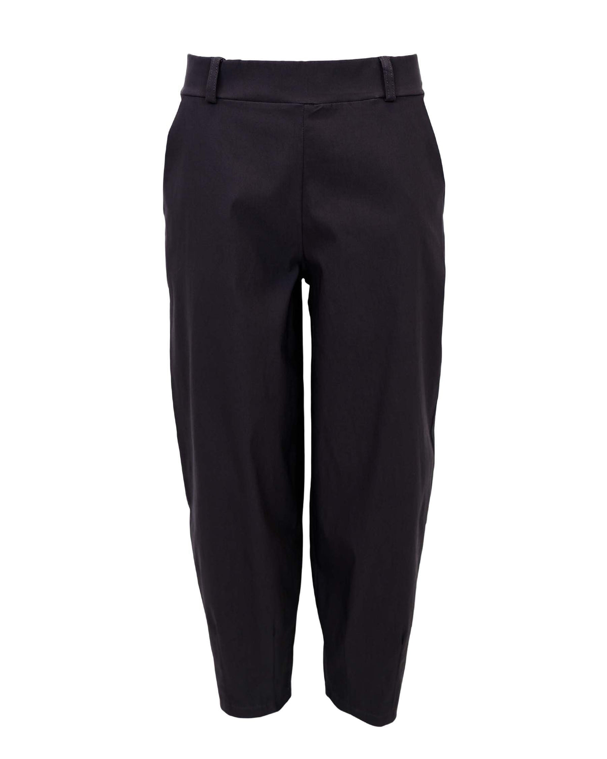 Barrel bukse dame i sort – Black Colour, sett forfra | Kleslykke