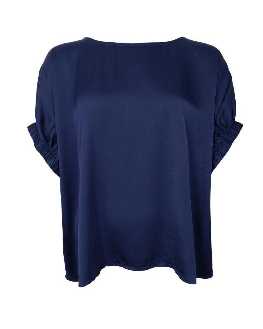 One Size Bluse Dame — Black Colour BCMabel