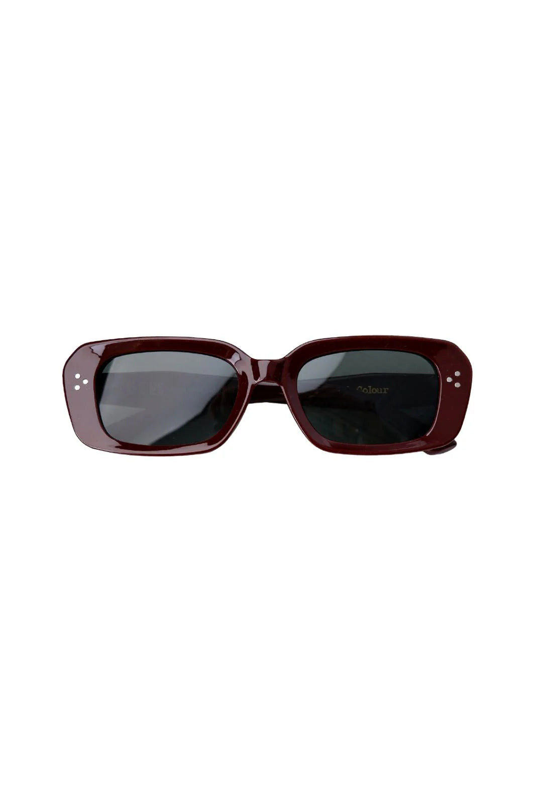 Lilla solbriller fra Black Colour – aviatorstil plum