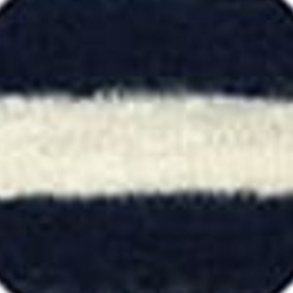 By Basics 7030 ullkjole i merinoull – stripet Raw White/Navy Blue