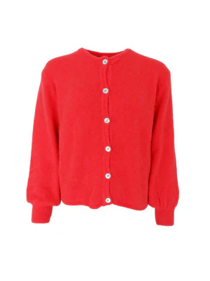 BCBella Knit Cardigan - Coral Red