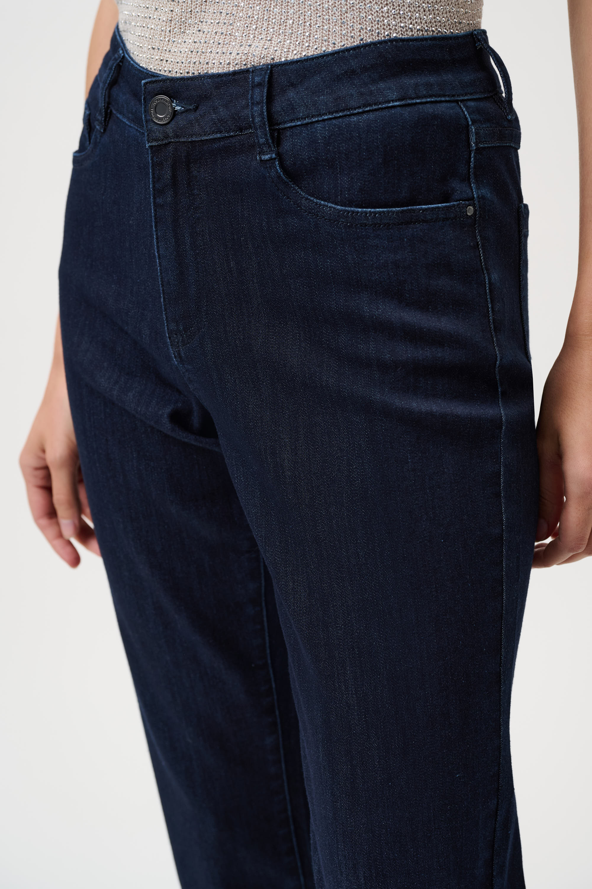 Gia- smale jeans - mørkeblå