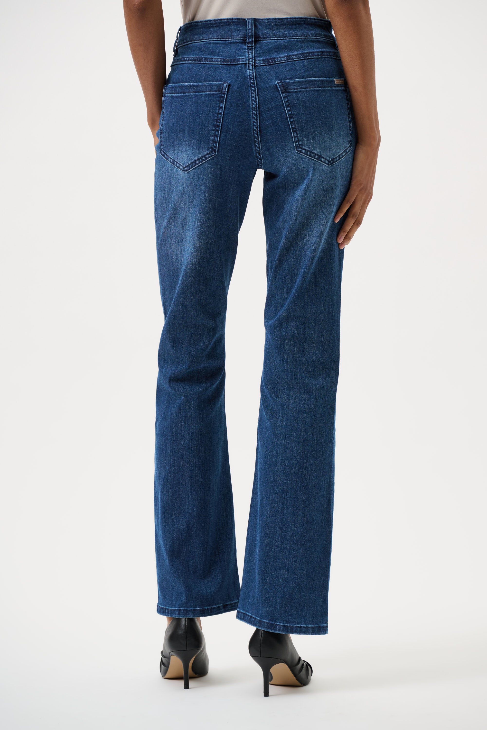 Brooke - bootcut jeans - mellomblå