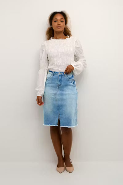 Denim skjørt fra Cream – Kammie