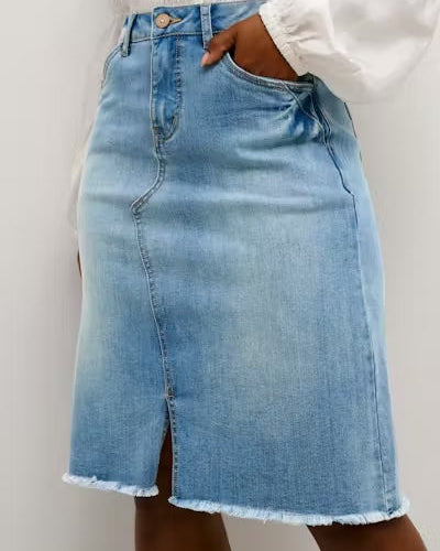 Denim skjørt fra Cream – Kammie