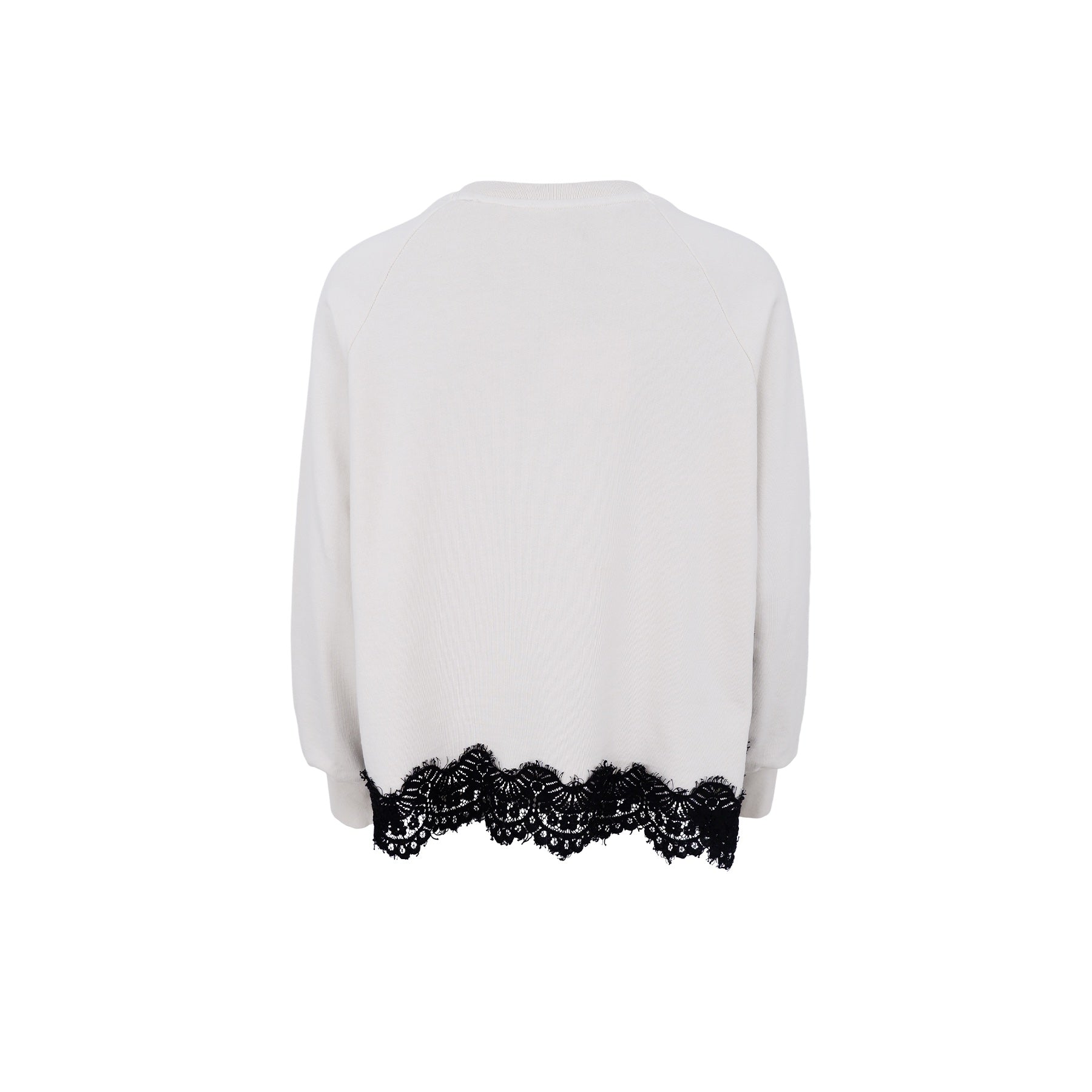 Blondekant sweatshirt fra Black Colour – Evy
