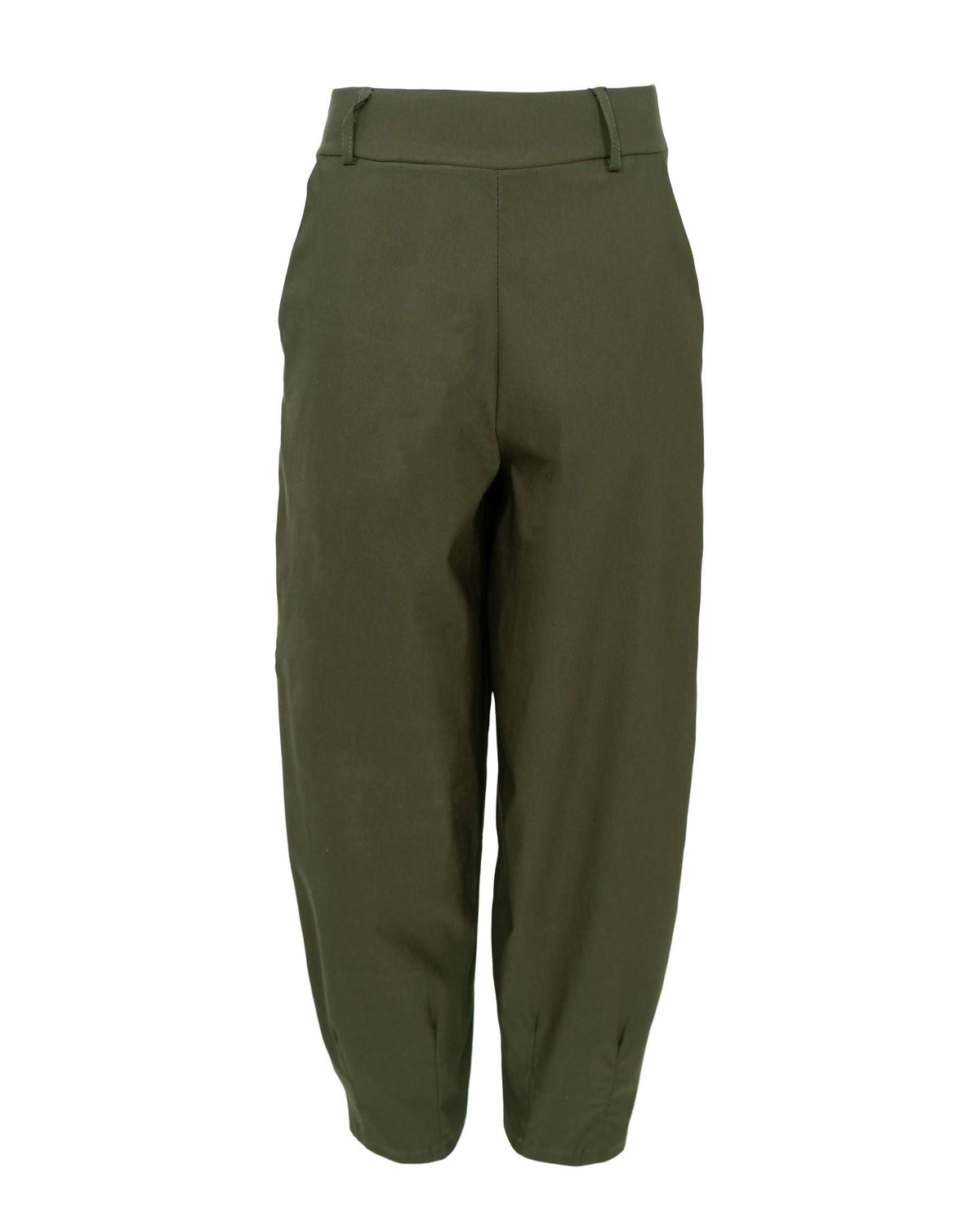 Barrel bukse dame i army fra Black Colour – stilbilde