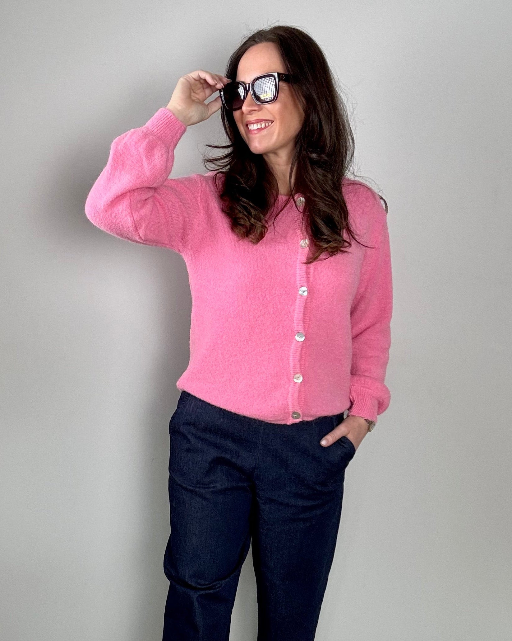 BCBella Knit Cardigan - Rosa