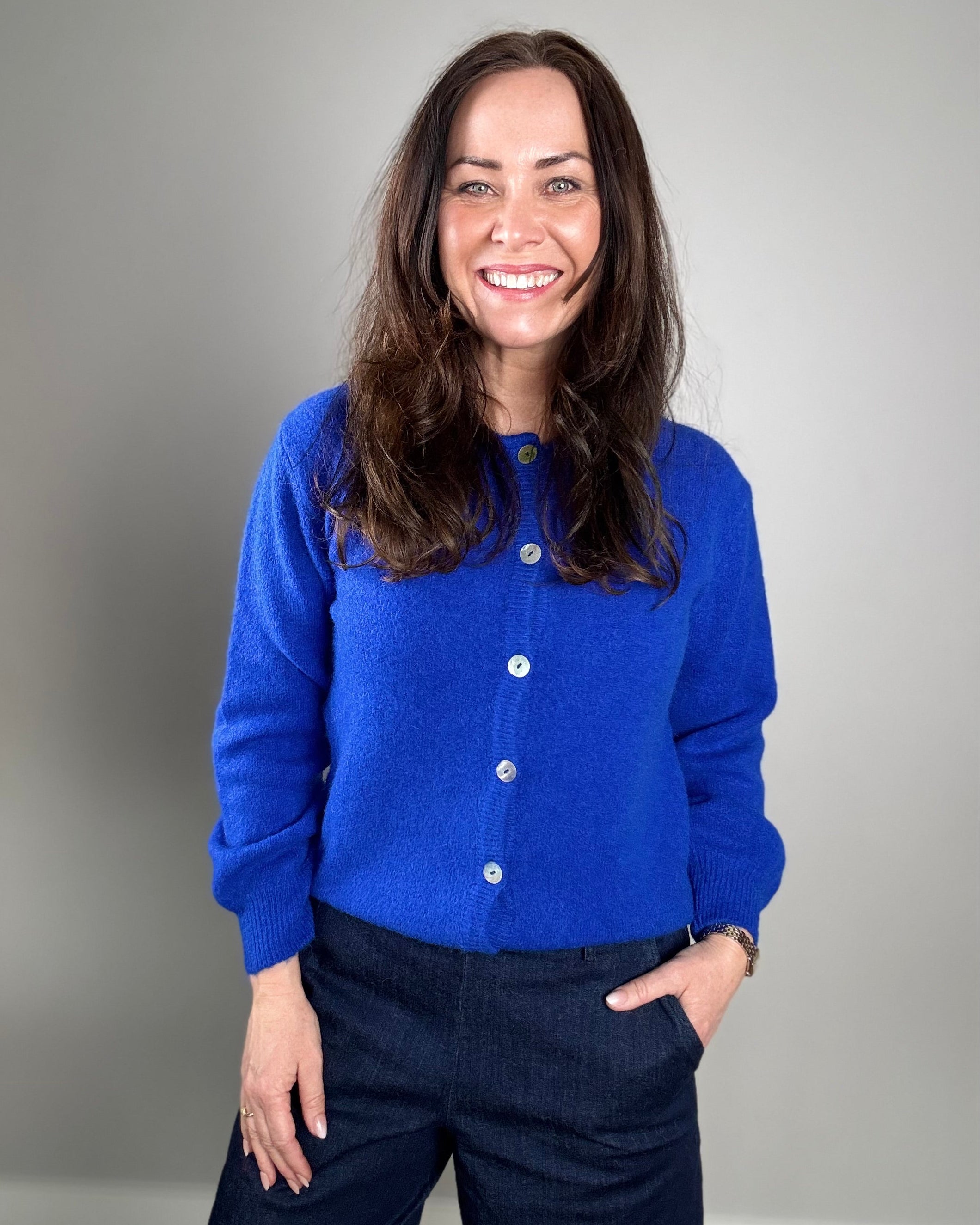 BCBella Knit Cardigan - Cobalt Blue
