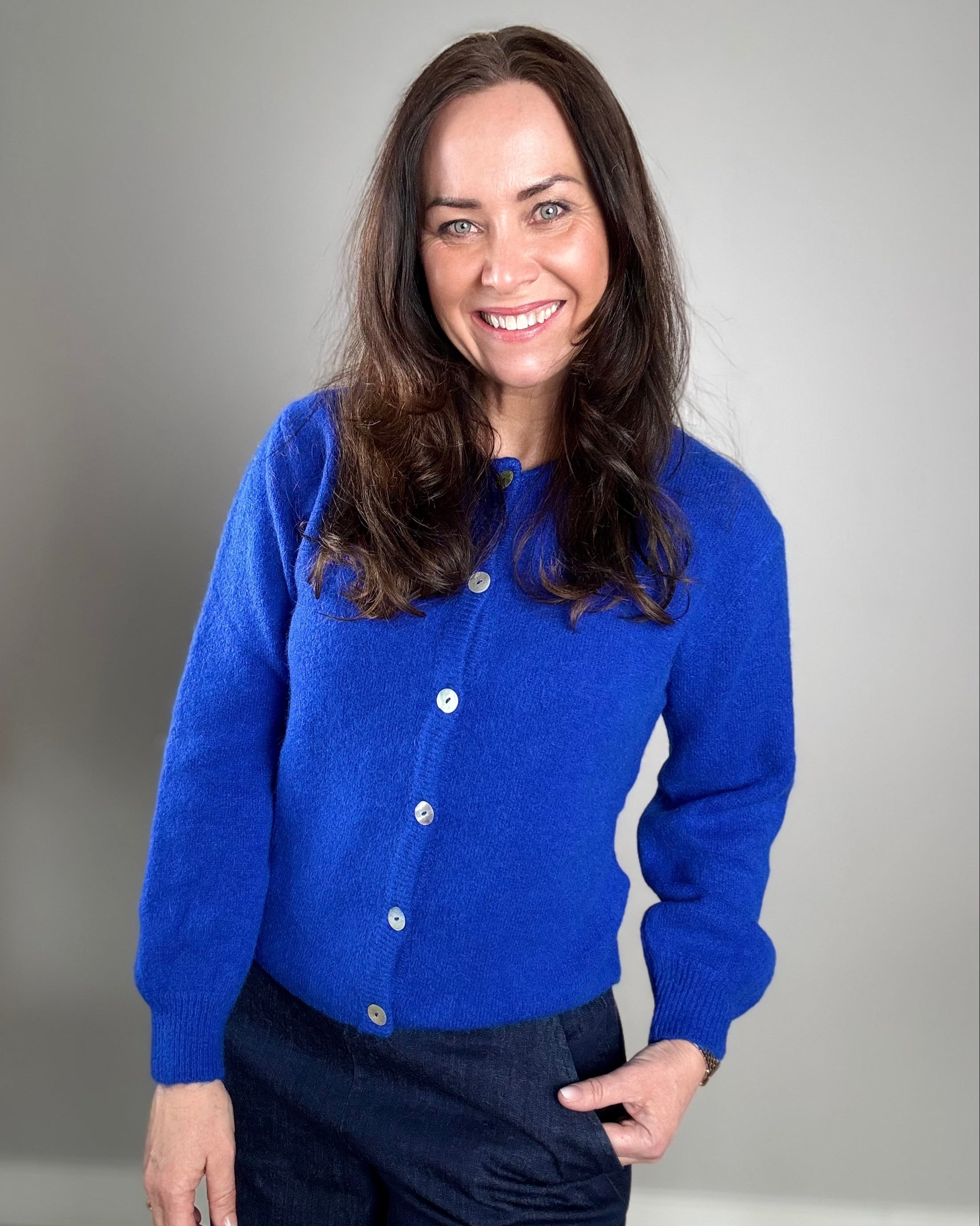 BCBella Knit Cardigan - Cobalt Blue
