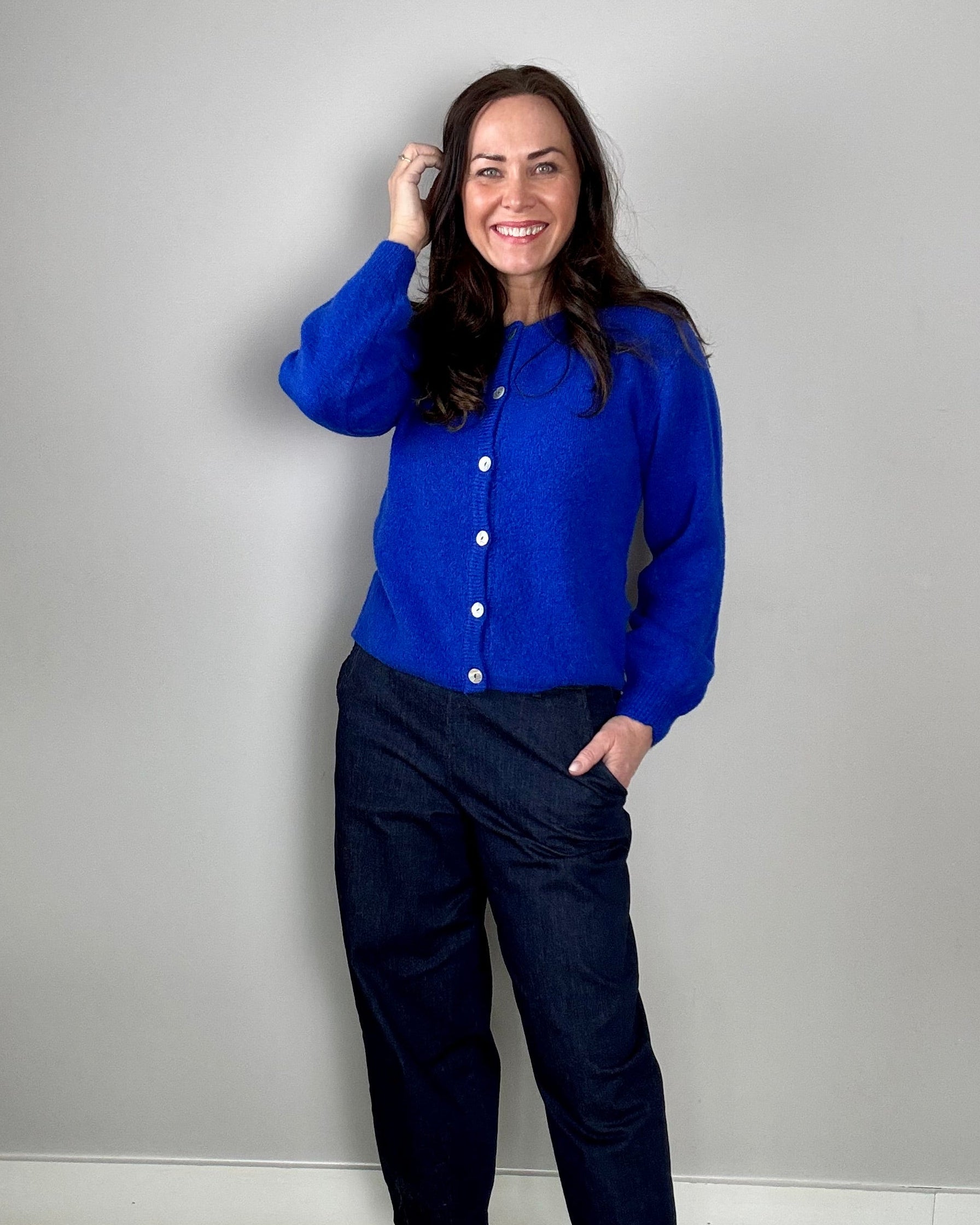 BCBella Knit Cardigan - Cobalt Blue