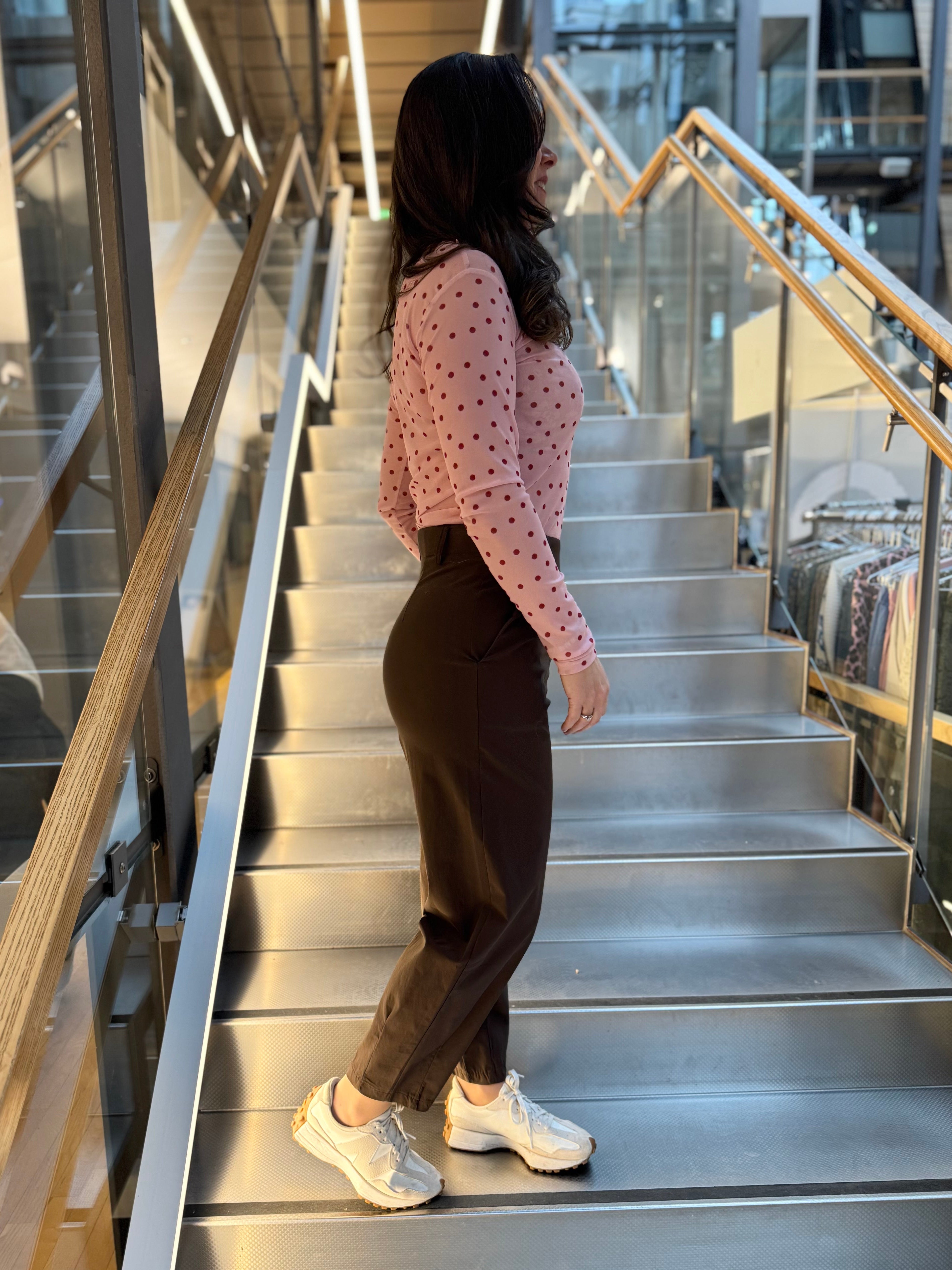 BCBeate Barrel Pant - Coffee
