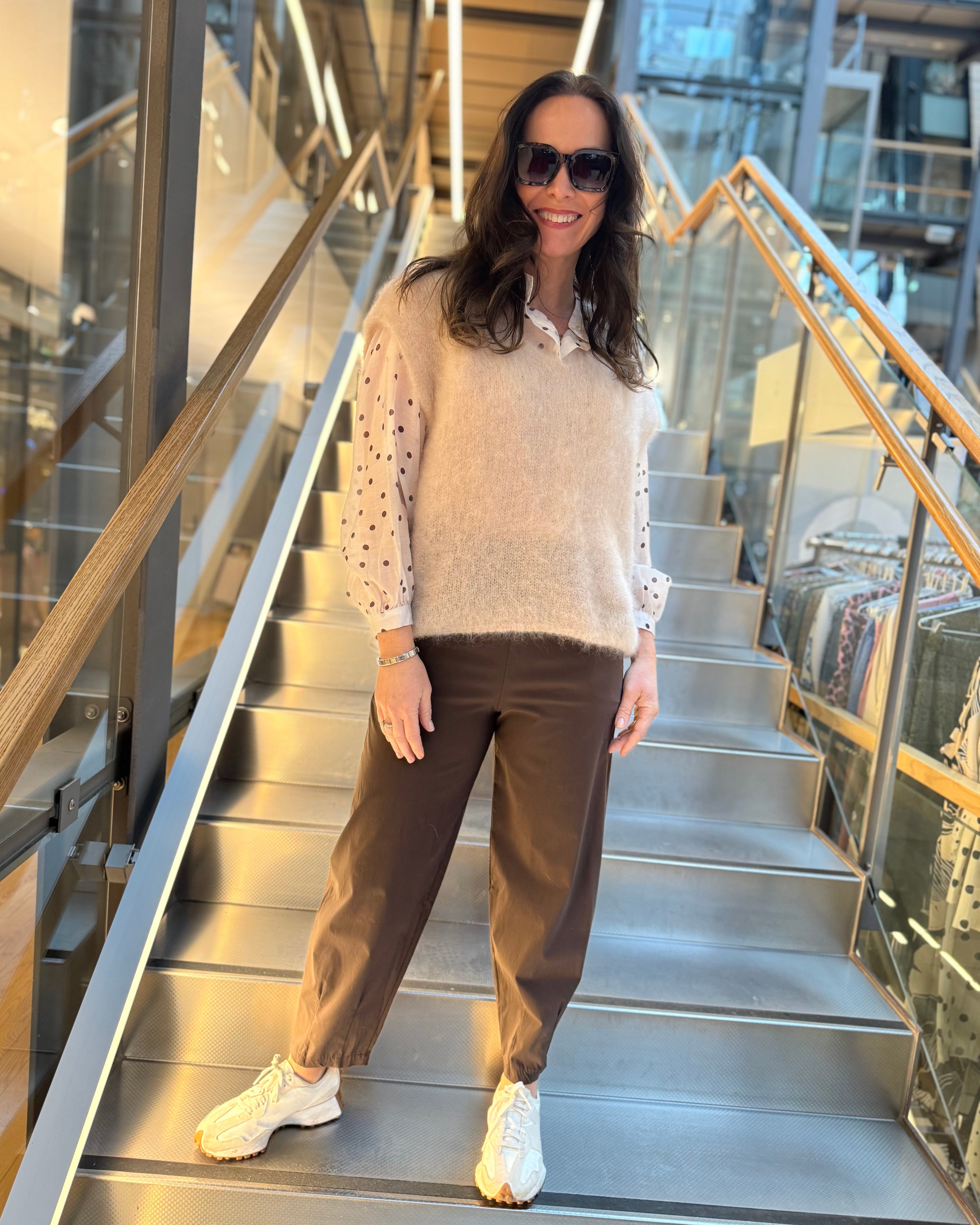 BCBjoerk Pullover Knit - Latte farge