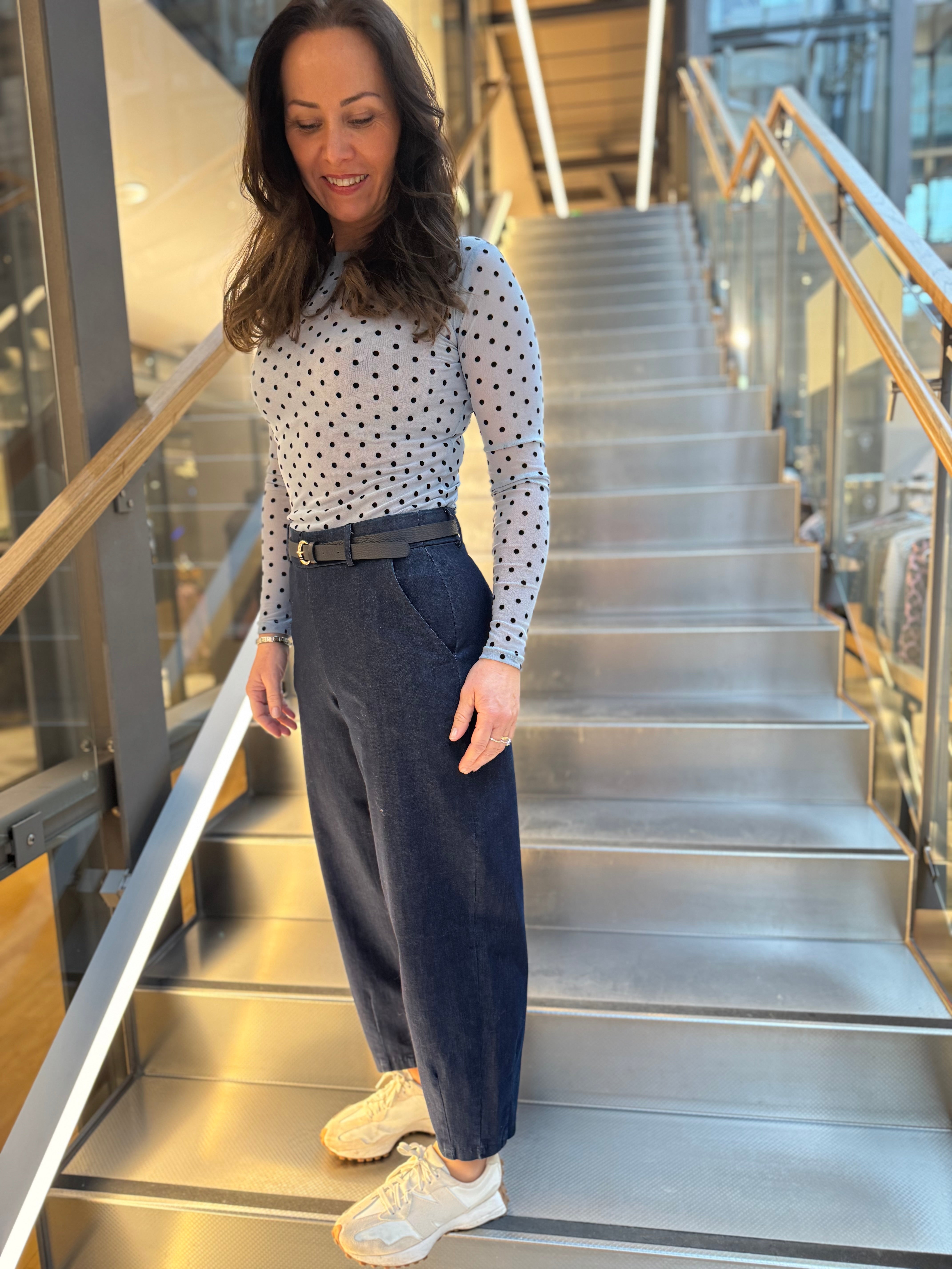 BCDenice Denim Barrel Pant