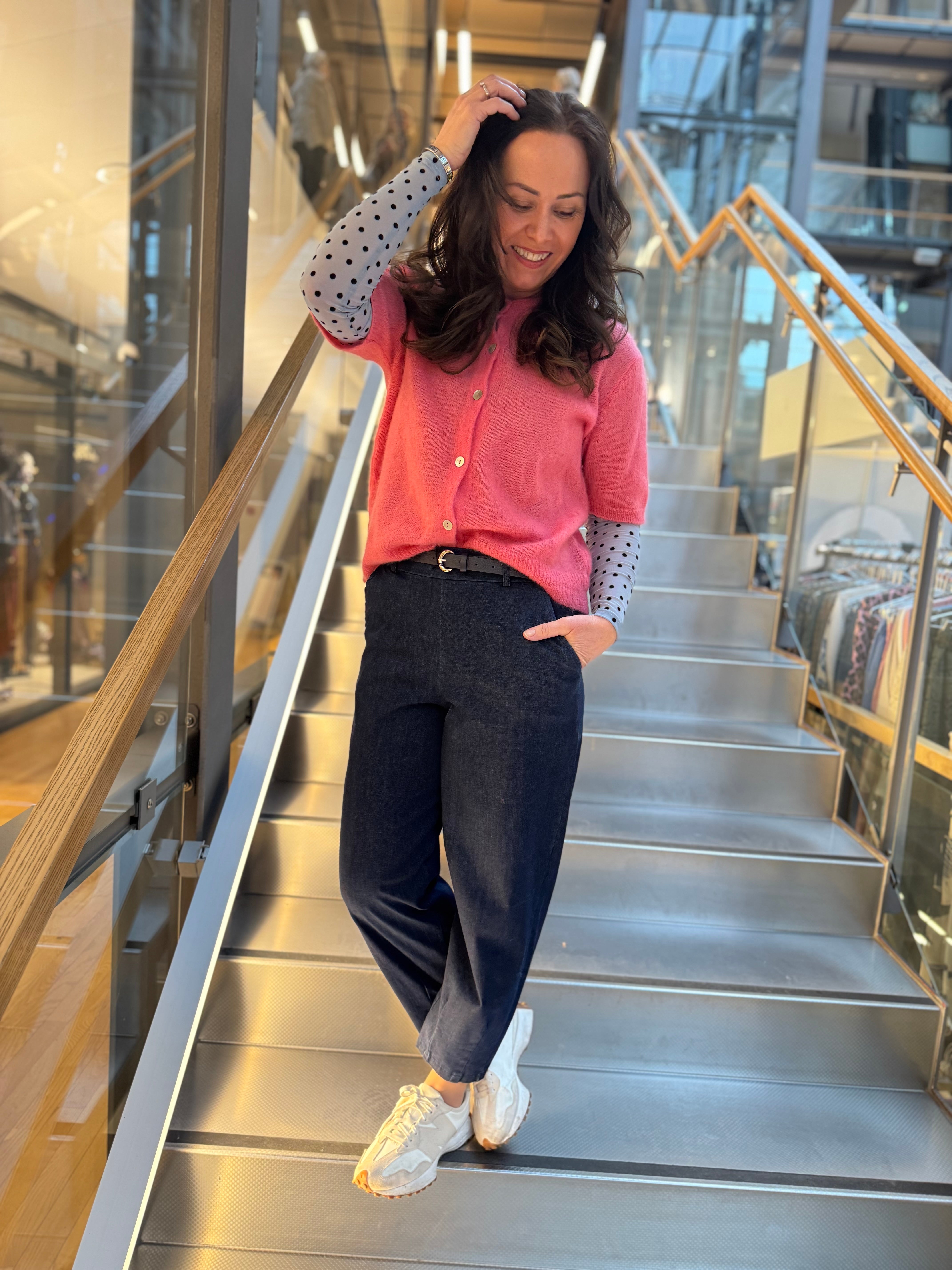 BCDenice Denim Barrel Pant