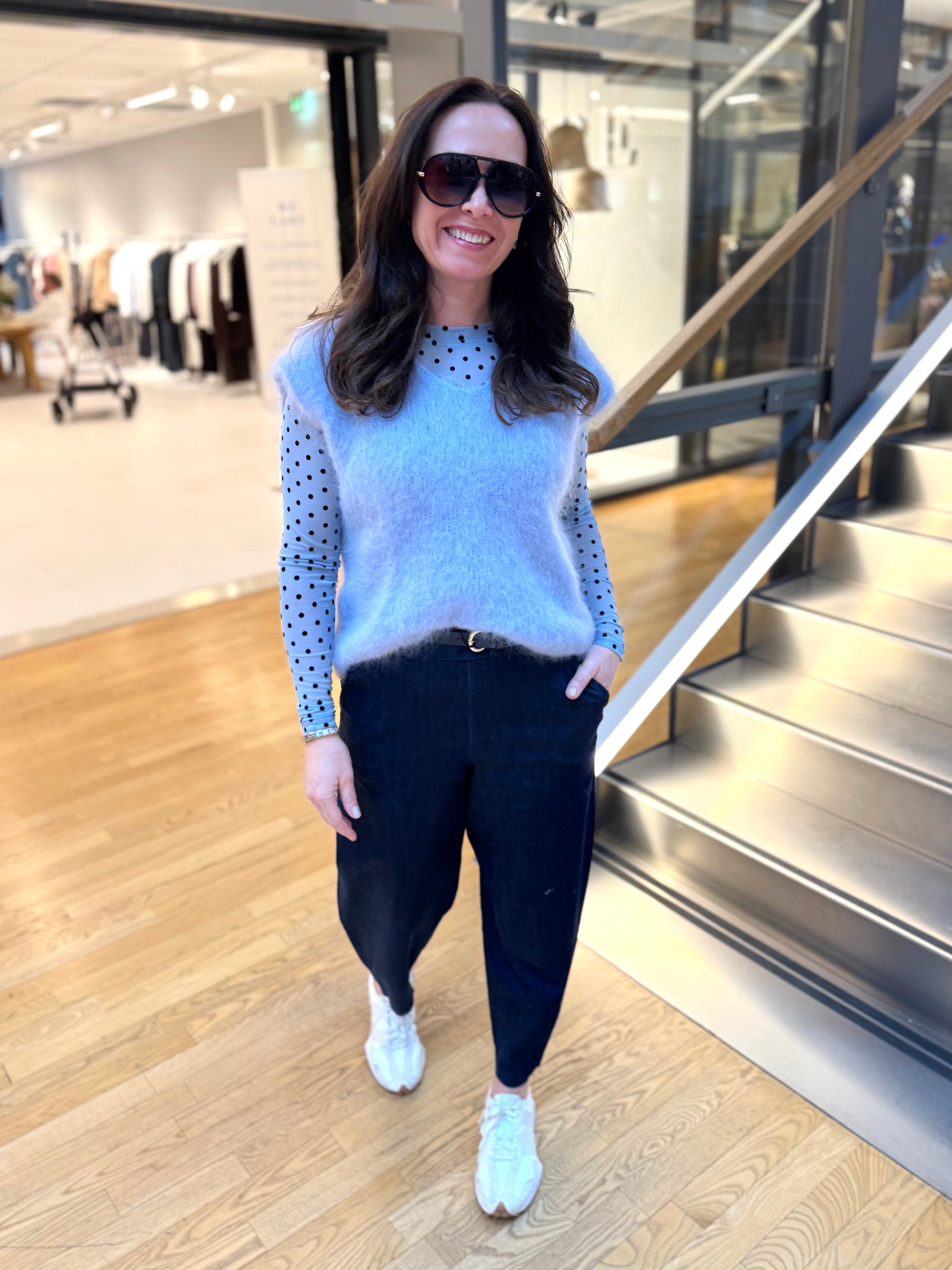 BCBjoerk Pullover Knit - lys blå