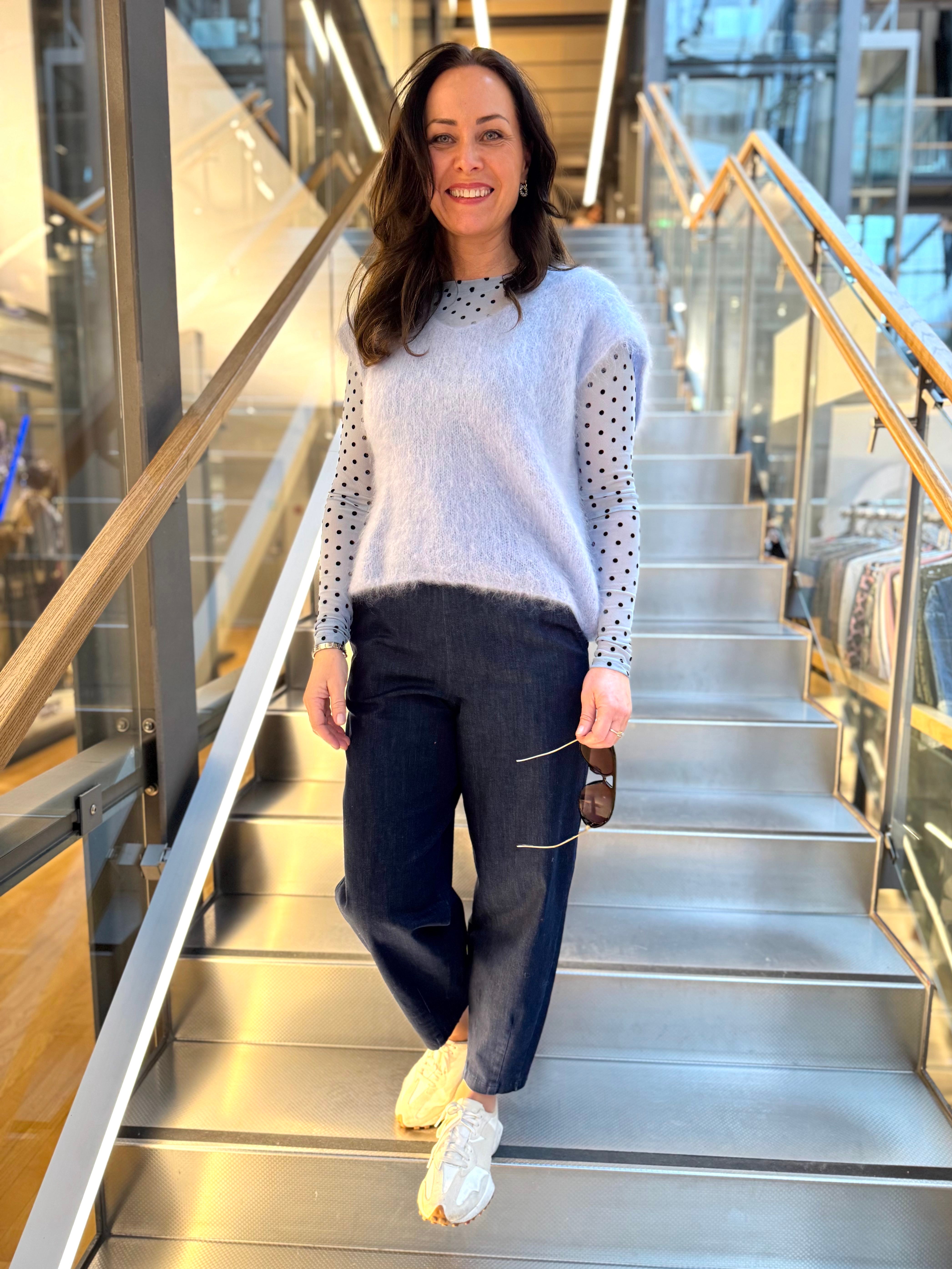 BCBjoerk Pullover Knit - lys blå