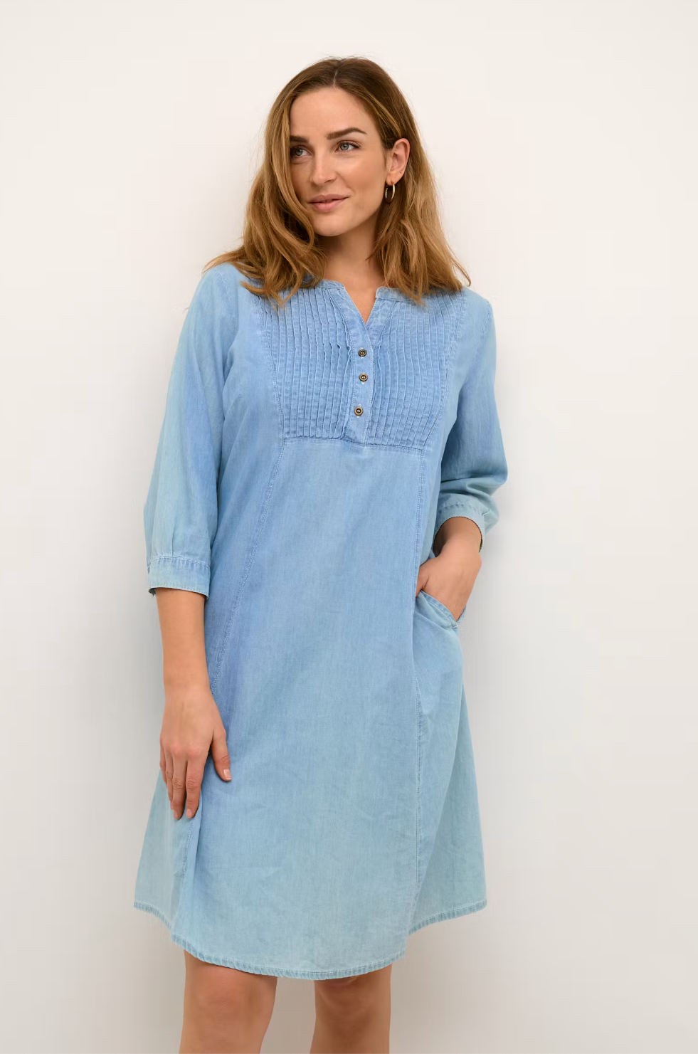 Lys denimblå kjole fra Cream – Bolette