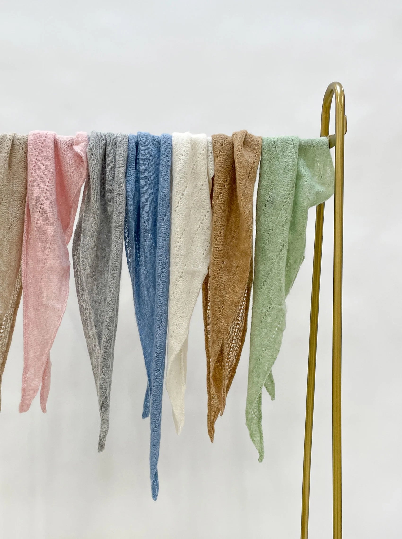 BCDell Knitted Mini Scarf - Mocca